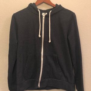 Women’s Navy Blue Zip Up Hoodie
